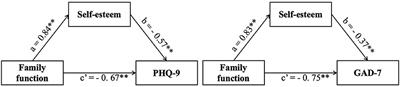 The impact of family function on mental health status in patient with inflammatory bowel disease: The mediating role of self-esteem